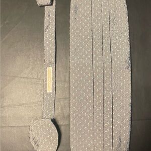 New out of box NEVER USED 100% Silk Bow Tie and Cumberband.